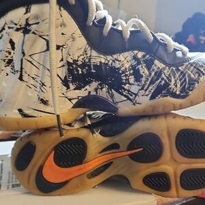 Nike Kids Black and White Splatter Sneakers